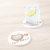 フクロウの芸術の商品 コースター (側面)