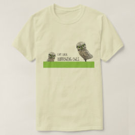 フクロウの芸術を掘り進むこと Tシャツ