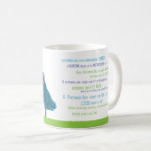 フクロウの装飾を掘り進む岬珊瑚のフロリダ コーヒーマグカップ (正面右)