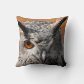 フクロウの視線 クッション (裏面)