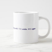 フクロウの親子マグカップ ジャンボコーヒーマグカップ (右)