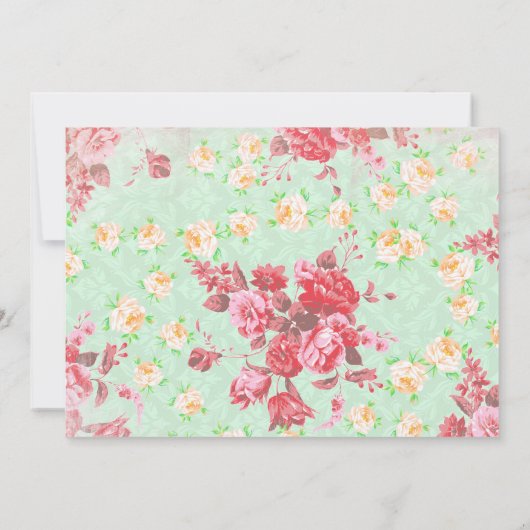 フクロウの誕生日招待状、女の子1番目の写真の誕生日 招待状 (裏面)