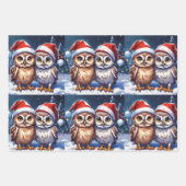 フクロウの議会 ラッピングペーパーシート (正面3)