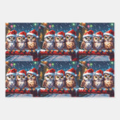 フクロウの議会 ラッピングペーパーシート (正面2)