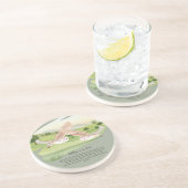 フクロウの贈り物パーソナライズされた- コースター (側面)