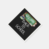 フクロウの贈り物 |新学期歓迎の学生 – 先生 スタンダードカクテルナプキン (角)