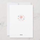 フクロウの赤ちゃんが新年を発表 シーズンカード (裏面)