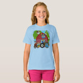 フクロウの農家 Tシャツ (正面フル)