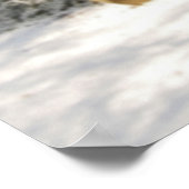 フクロウの雪の森のポスター ポスター (角)