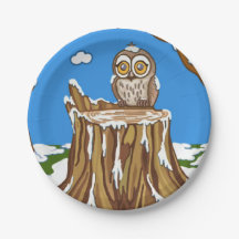 フクロウの雪片