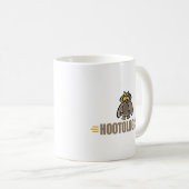 フクロウの面白グッズ コーヒーマグカップ (正面右)