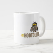 フクロウの面白グッズ ジャンボコーヒーマグカップ (正面右)