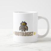 フクロウの面白グッズ ジャンボコーヒーマグカップ (右)