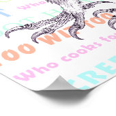 フクロウの音が鳴る!「フクロウの鳴き声」 – ポスユニークター ポスター (角)