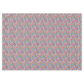 フクロウの顔は鳥の木の葉をダレ模様 テーブルクロス (正面(横))