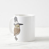 フクロウの魔法使いを掘り進むBirdorable コーヒーマグカップ (正面左)