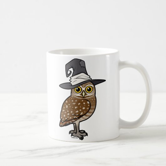 フクロウの魔法使いを掘り進むBirdorable コーヒーマグカップ (右)