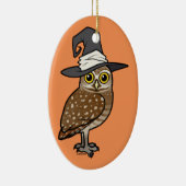 フクロウの魔法使いを掘り進むBirdorable セラミックオーナメント (右)
