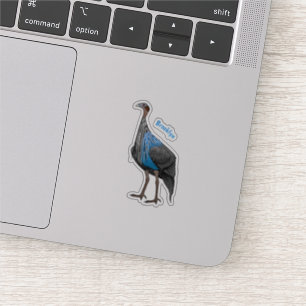 フクロウの鳥イラストレーション シール