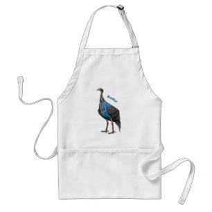 フクロウの鳥イラストレーション スタンダードエプロン