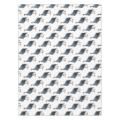 フクロウの鳥イラストレーション テーブルクロス (正面)