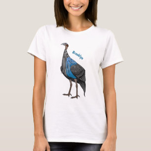 フクロウの鳥イラストレーション Tシャツ