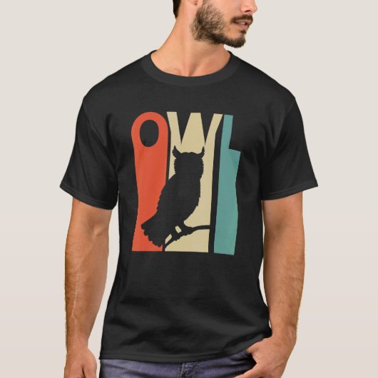 フクロウの鳥装束 Tシャツ (正面)