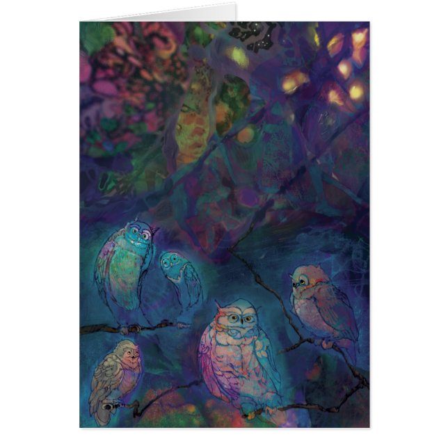 フクロウの*** (正面)