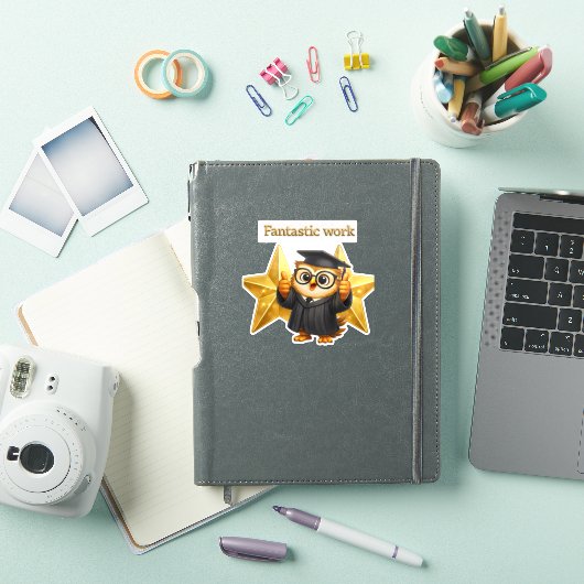 フクロウの2つの金星 すばらしい仕事 カスタム v シール (iPadカバー)