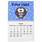 フクロウの2013年 カレンダー (3月 2027)