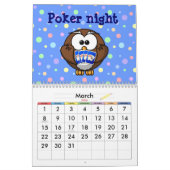 フクロウの2013年 カレンダー (3月 2026)