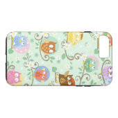 フクロウのAppleのiPhone 7のプラスの場合 Case-Mate iPhoneケース (裏面(横))