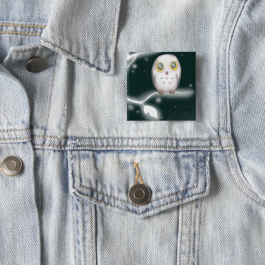 フクロウのbranchwm 缶バッジ (インサイチュ)