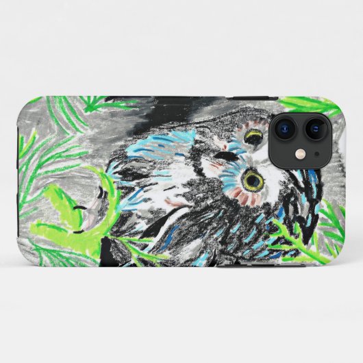 フクロウのiPhone 5の場合 Case-Mate iPhoneケース (裏面(横))