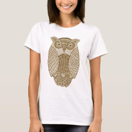フクロウのTシャツ Tシャツ