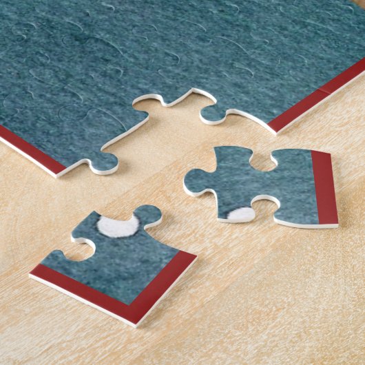 フクロウはいつもあなたを愛する |かわいい冬のクリスマスプレゼント ジグソーパズル (側面)