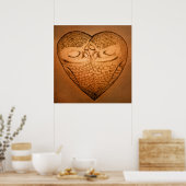 フクロウはいつもあなたを愛する ポスター (キッチン)