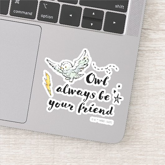 フクロウはいつも友 シール (詳細)