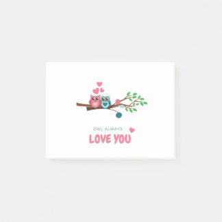 フクロウはいつも愛する ポストイット