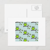 フクロウはがき ポストカード (正面/裏面)