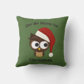 フクロウはクリスマスに帰れ! クッション (裏面)