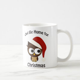 フクロウはクリスマスに帰れ! コーヒーマグカップ