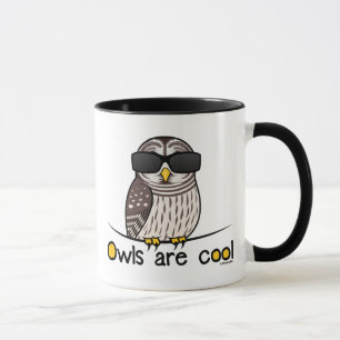 フクロウはクールです! マグカップ