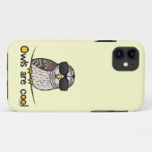 フクロウはクールです Case-Mate iPhoneケース (裏面(横))