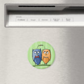 フクロウはグリーンマグネットを愛する マグネット (インサイチュ (食洗機))
