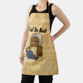 フクロウはバッハフクロウおもしろい漫画だ エプロン (インサイチュ)