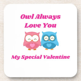 フクロウはフクロウのカップルをいつも愛する コースター