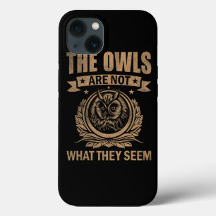 フクロウはフクロウの服装に見えるおもしろいものではない iPhone 13ケース