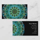 フクロウは万華鏡のように千変万化するパターンを注目します 名刺 (正面/裏面)