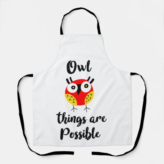 フクロウは可能だ エプロン (正面)